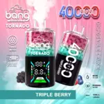 Bang 40000 Puffs Tornado 0% 2% 3% 5% Low Nicotine 850Mah Rechargeable Display Screen 40K Big Puffs Disposable Vape Wholesale 2025 Hot Sale 100% Original